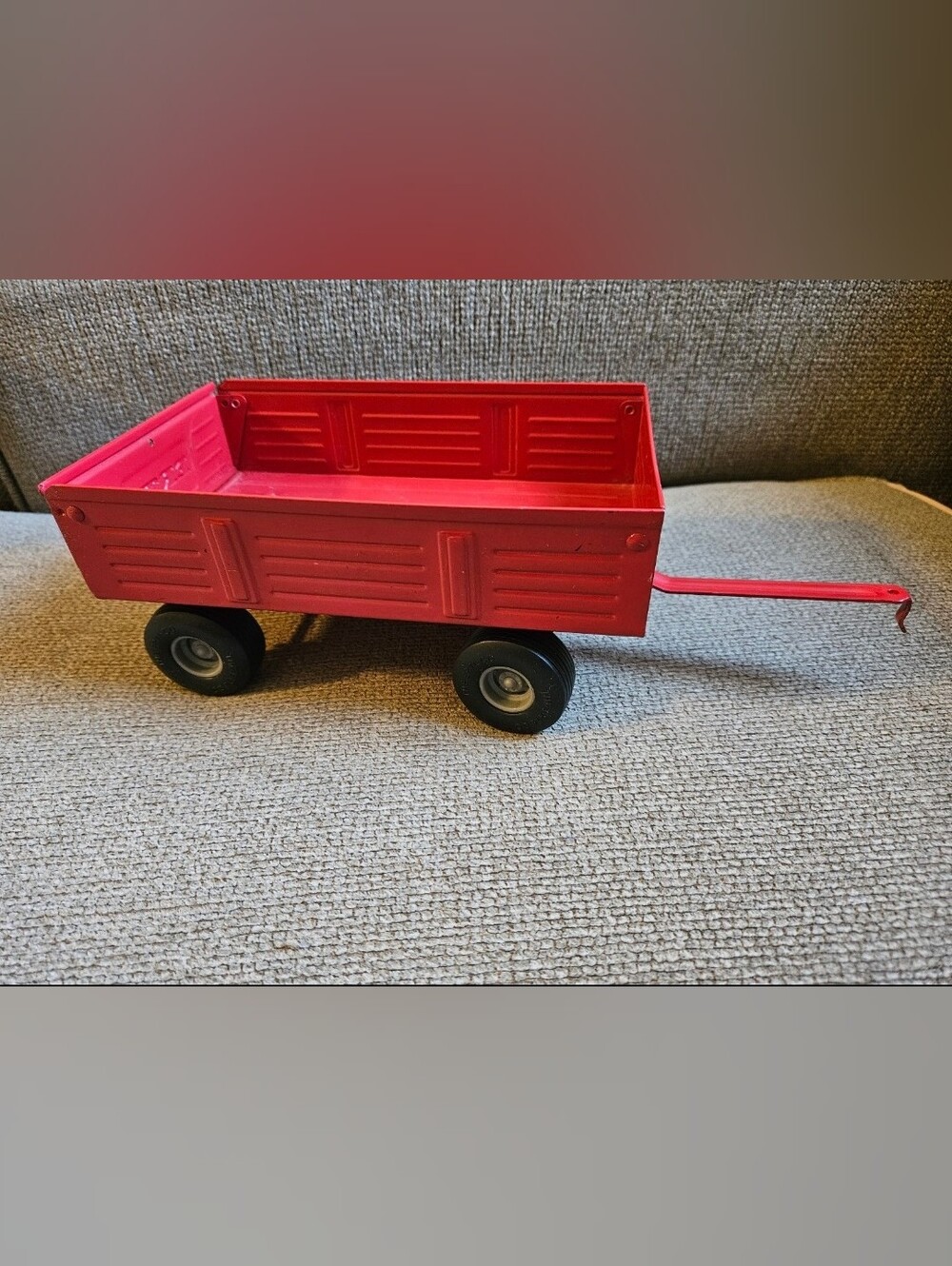 Vintage ERTL Red Toy Wagon